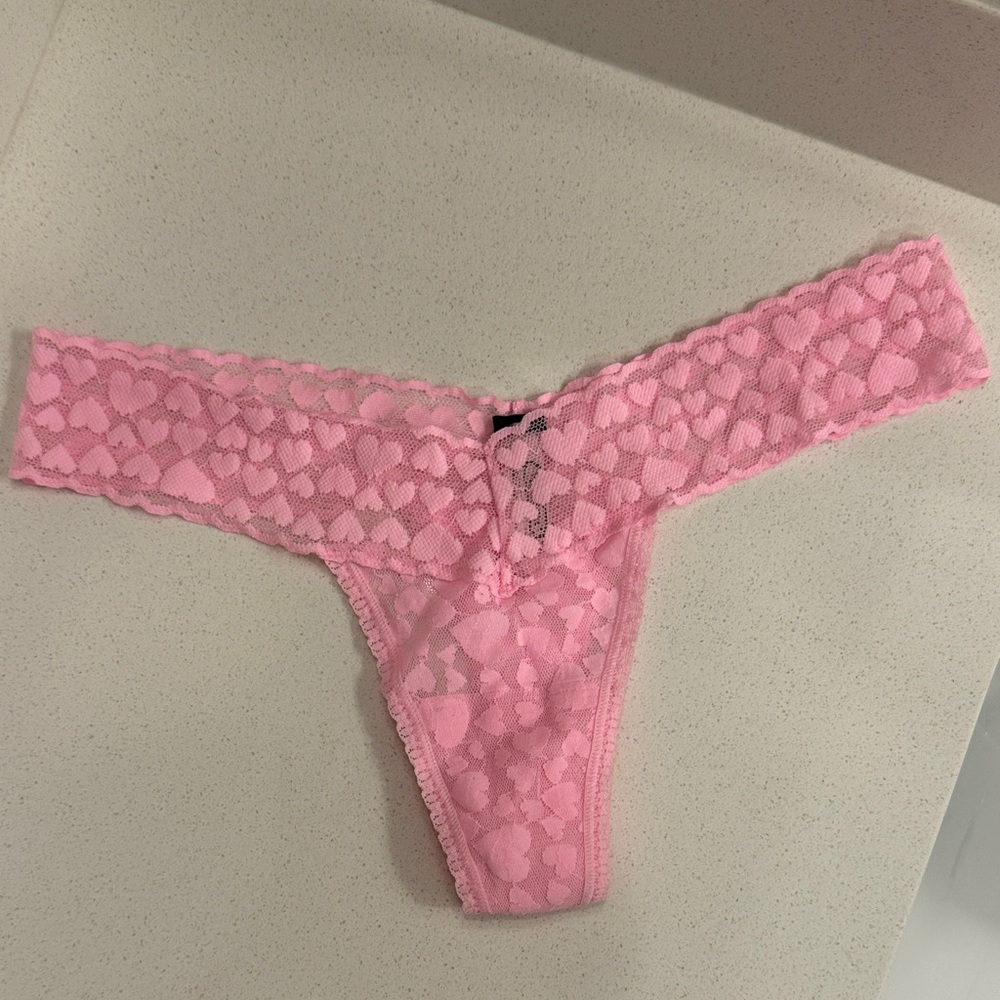 Victoria’s Secret Pink “The Lacie” Hearts Thong